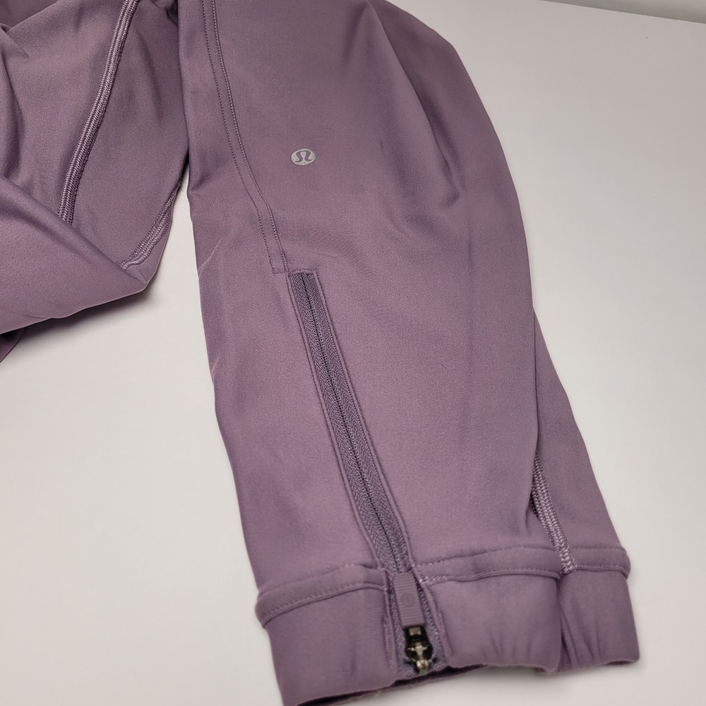 Lululemon Adaptive State Jogger Women 6 Purple Excellent Fleece Lined High Rise - Picture 7 of 8